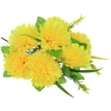 Искусственные цветы "Цветочная мелодия" Хризантемы 40см 7 цветков желтые
