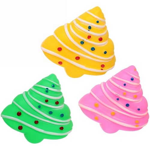 Игрушка для собаки "Новогодняя елка" 10,5*10,5см SC-218