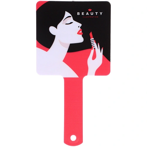 Зеркало косметическое ТРАТТОРИЯ, микс 4 дизайна, 23,412см (PVC подвес) _6