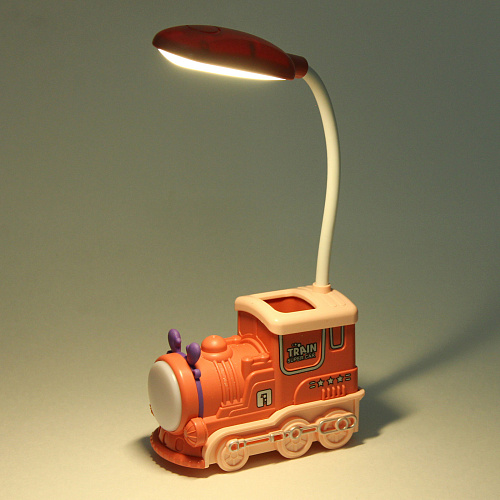 Настольная лампа Sweet - Паровоз LED 10521 см, USB 5v 3w, Коралловый_3