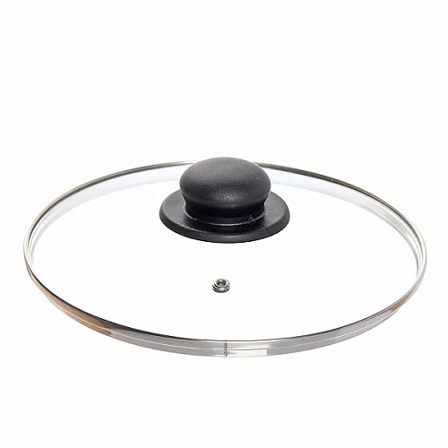 Крышка стеклянная 22см с пароотводом