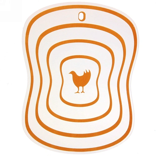 Доска разделочная пластиковая гибкая 20*15см "Птица"