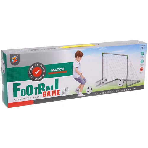 Набор тренировочный для футбола ZG270-226 ворота 56,537,546,5 см, мяч 10 см, насос_4