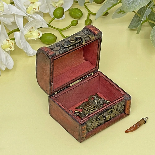 Сундук - шкатулка из дерева SANTIMO, цвет как на фото, 866см (упаковка коробка)_5