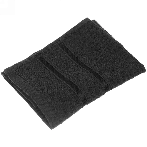 Полотенце махровое 3030см LUNA цвет черный 10650 плотность 360грм2_6