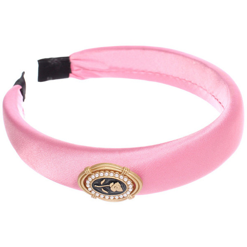 Ободок для волос МАРЦИПАН, мали, ширина 2,8см, микс 6 цветов ( в пакете с подвесом)_4