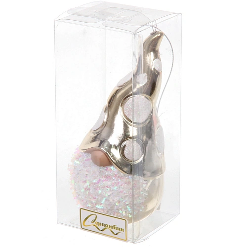 Елочная игрушка Новогодний лесовичок 5,5612,5 см, золото_5