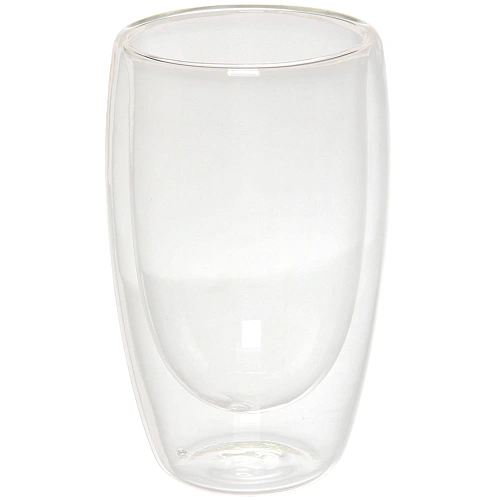 Стакан стеклянный с двойными стенками 450мл "Хай-Тек" классика