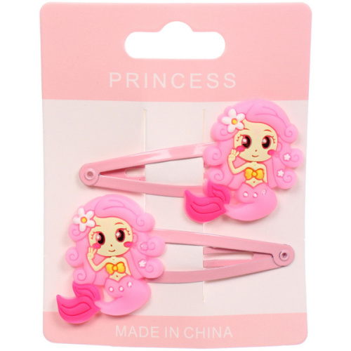 Зажимы для волос детские 2шт "ФРАТТИ БУМ", русалочка, 5.5*1см