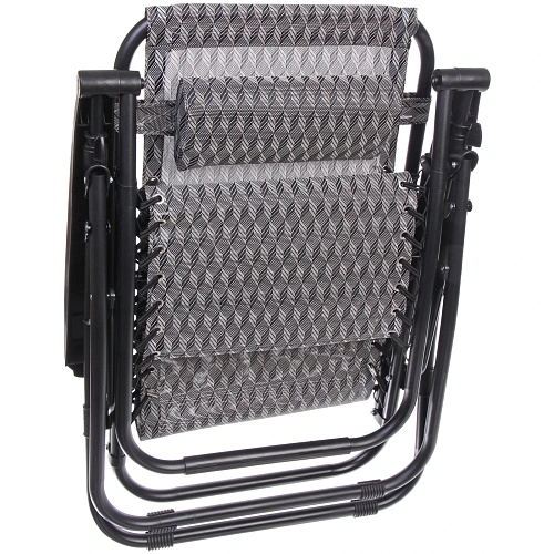 Шезлонг-кресло Уют,17764113 см с подголовником, 2 положения, соты_14