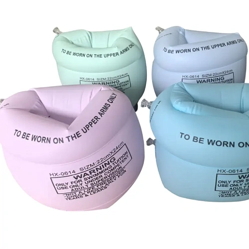 Нарукавники тренировочные 22*24 см Макаруны, 7-10 лет