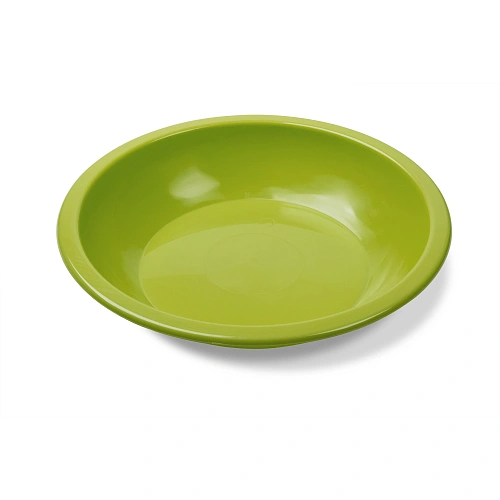 Тарелка пластиковая 22см для первых блюд оливковая С153ОЛВ