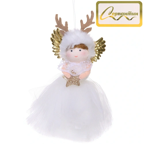 Подвеска Фея из сказки 14 см, белый_6