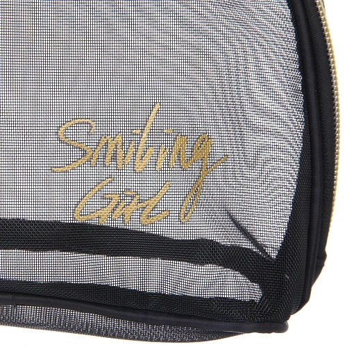 Косметичка овальная ЭЙФОРИЯ, цвет черный, 22613см_5