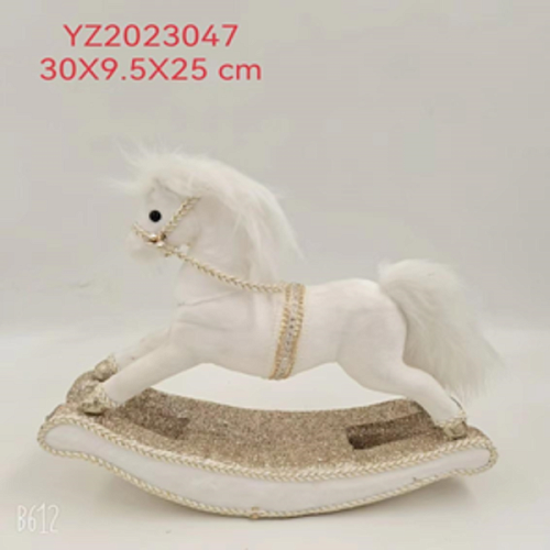 Фигурка новогодняя "Сказочная лошадь" 30*9,5*25 см