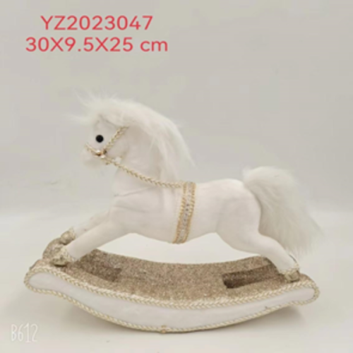 Фигурка новогодняя "Сказочная лошадь" 30*9,5*25 см