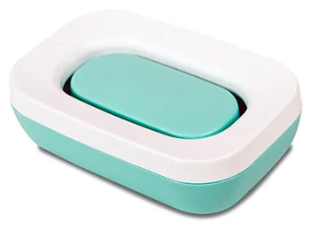 Мыльница открытая Эллиса бирюзовая C843БИР