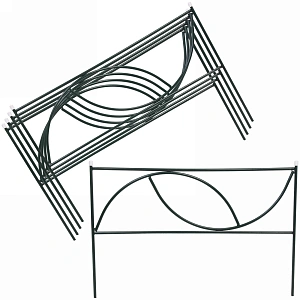 Заборчик садовый "Долька" 45*67*335см (5 деталей)