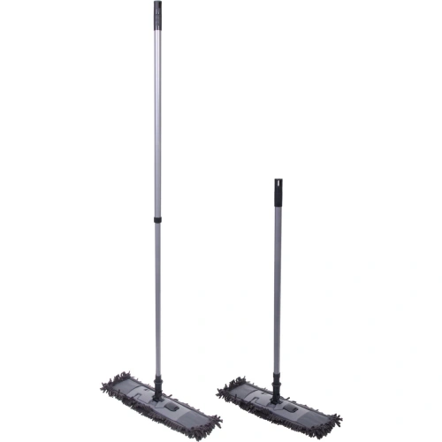 Швабра Селфи с насадкой из микрофибры, насадка 100гр букли Gray 