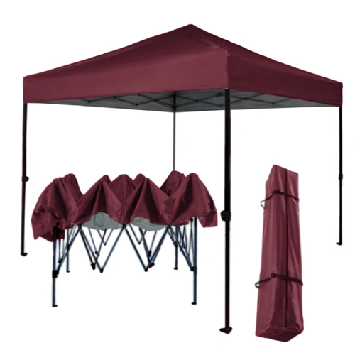 Тент-шатер "Практик" раздвижной в сумке 3*3*2,5м бордовый