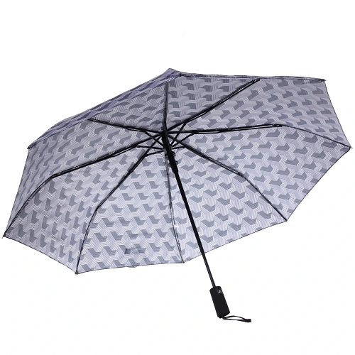 Зонт женский полуавтомат Витраж, микс 6 цветов, 8 спиц, d-100см, длина в слож виде 30см_24