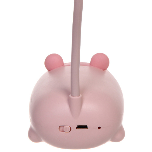 Светильник настольный Marmalade-Мишка LED 28,59,26,8см цвет розовый USB_6
