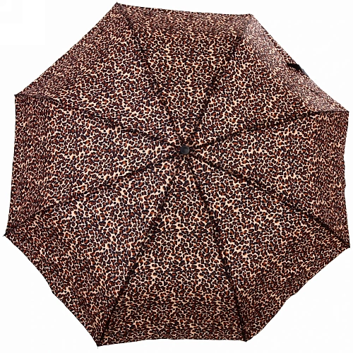 Зонт женский механический Твой стиль - леопард, 8 спиц, d-100, длина в слож виде 23 _3