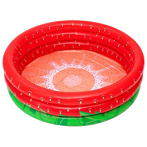 Бассейн надувной круглый 168*38 см Sweet Strawberry Bestway (51145)