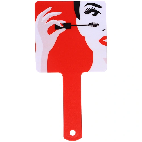 Зеркало косметическое ТРАТТОРИЯ, микс 4 дизайна, 23,412см (PVC подвес) _7