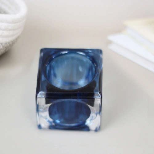 Подсвечник "ICE" 5*5 см, Синий