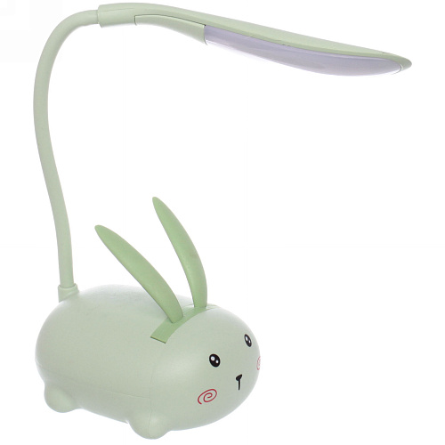 Настольная лампа "Marmalade-Зайчик" LED 9,2*6,8*28,5см USB 3.w 5v, Зеленый