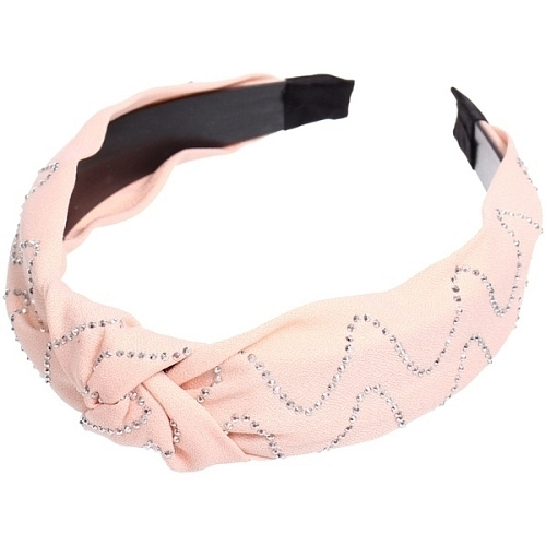 Ободок для волос ЛАФАНТАЛЬ, эйфория, стразы, ширина 28см, микс 6 цветов (стикер на внутр часть)_4