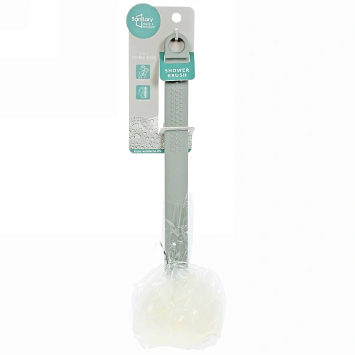 Мочалка массажная Франко на пластиковой ручке, размер мочалки 3611см,_5