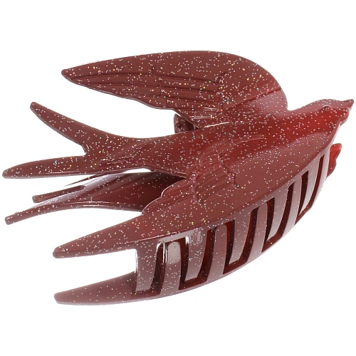 Заколка - краб для волос AKS - VIENTO, микс 6 цветов, классика, 9,55,5см _10