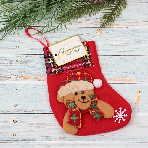 Носок новогодний Весёлые гости 169 см, в ассортименте_6