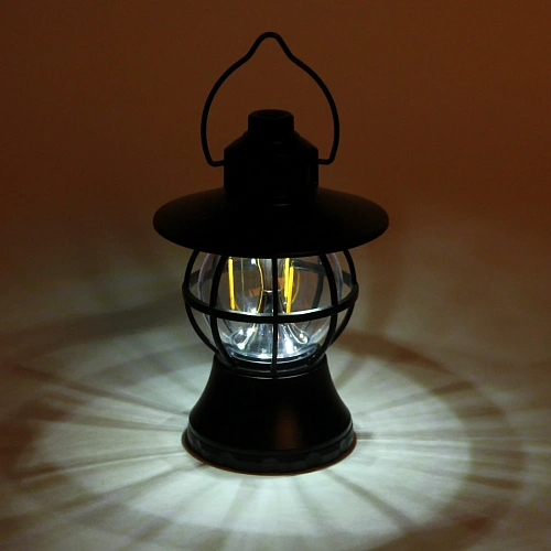 Фонарь кемпинговый подвесной 6 режимов 3LED+3TF, 1913 см 3хAA_9