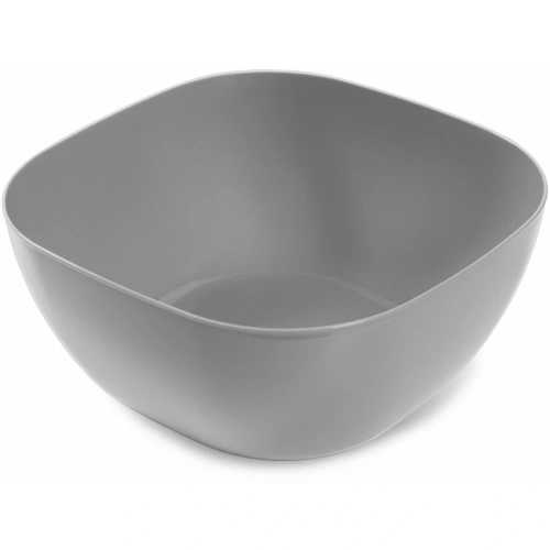 Салатник пластиковый 3л "Смарт" пыльно-серый С422ПСЕР