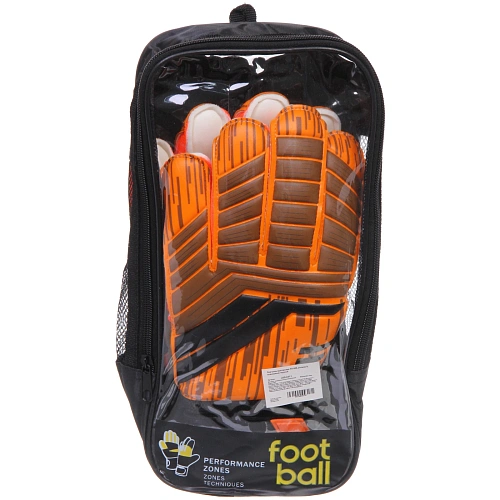 Перчатки вратарские FD-858, размер 9, оранжевый-черный_4