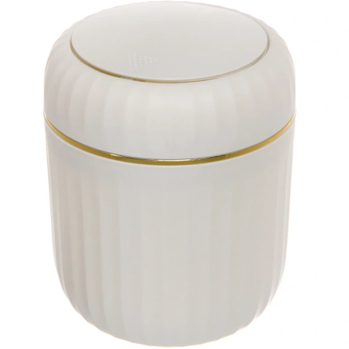 Контейнер для мусора круглый "Velvet"1,5л белый