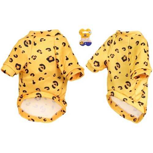 Кофта - толстовка для мелких пород собак "BRO Style", принт леопард, р 2XL 