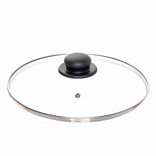 Крышка стеклянная 26см с пароотводом