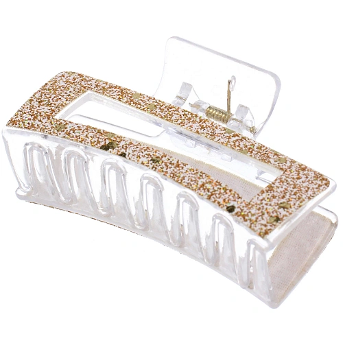 Заколка - краб для волос на блистере MASKOTTA, шесть цветов в ассортименте, 9см  _8