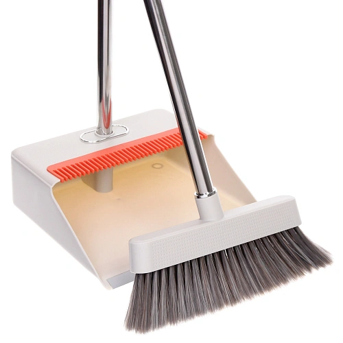 Набор для уборки, щетка для пола с совком Люкс белый 1130_6