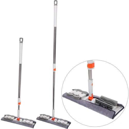 Швабра Gray с двумя насадками из микрофибры 37*12*120