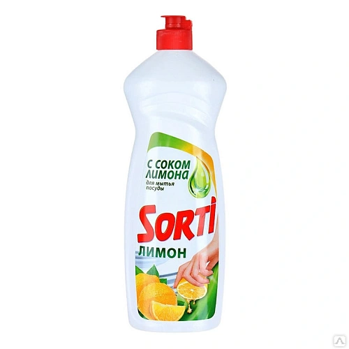 Средство для мытья посуды SORTI ЖМС "Лимон" 900 г