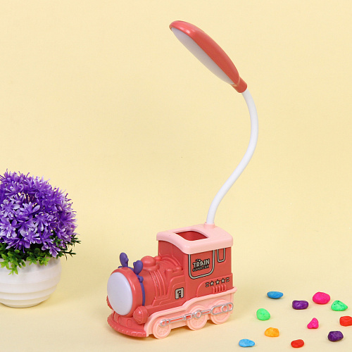 Настольная лампа Sweet - Паровоз LED 10521 см, USB 5v 3w, Коралловый_4