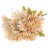 Искусственные цветы "Хризантема" 45см 5 цветков бежевый