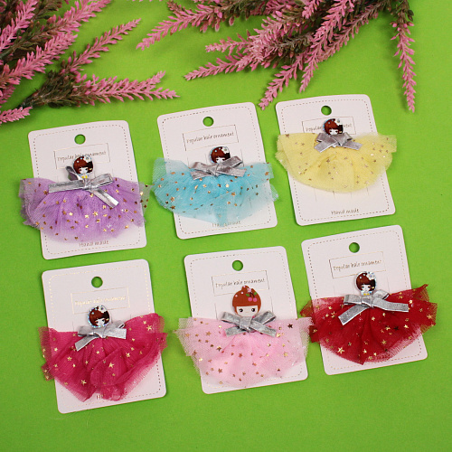 Зажим для волос Японка”, микс 6 цветов, 8,56,5см_3