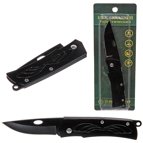 Нож универсальный ТУРИСТМАСТЕР, складной 15.5 см, блистер 872