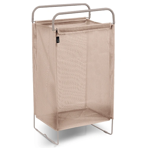 Корзина для белья 65л на металлокаркасе HSC3/БЖ бежевый